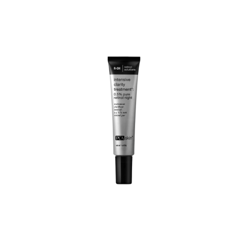 Intensive Clarity Treatment: 0.5% Pure Retinol & Salicylic Acid.